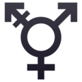 transgender symbol on platform JoyPixels