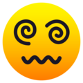 face with spiral eyes on platform JoyPixels