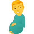 pregnant man on platform JoyPixels