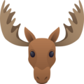 moose on platform JoyPixels