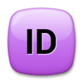 ID button on platform LG