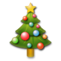 Christmas tree on platform LG