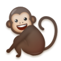 monkey on platform LG