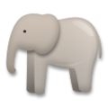 elephant on platform LG