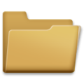 open file folder on platform LG