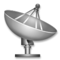 satellite antenna on platform LG
