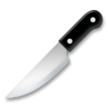 kitchen knife on platform LG