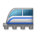 monorail on platform LG