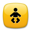 baby symbol on platform LG