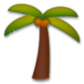 palm tree on platform LG