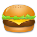 hamburger on platform LG