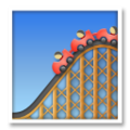 roller coaster on platform LG