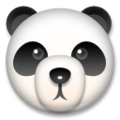 panda face on platform LG