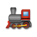 steam locomotive on platform LG