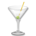 cocktail glass on platform LG