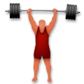 person lifting weights on platform LG