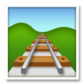 railway track on platform LG