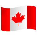 flag: Canada on platform LG