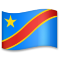 flag: Congo - Kinshasa on platform LG