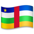 flag: Central African Republic on platform LG