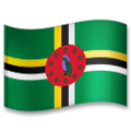 flag: Dominica on platform LG