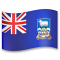 flag: Falkland Islands on platform LG
