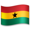flag: Ghana on platform LG