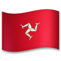 flag: Isle of Man on platform LG