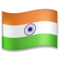 flag: India on platform LG