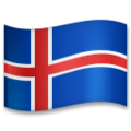 flag: Iceland on platform LG