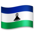 flag: Lesotho on platform LG