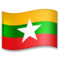 flag: Myanmar (Burma) on platform LG