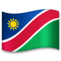 flag: Namibia on platform LG