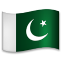 flag: Pakistan on platform LG