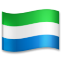 flag: Sierra Leone on platform LG