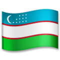 flag: Uzbekistan on platform LG