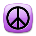 peace symbol on platform LG