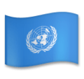 flag: United Nations on platform LG
