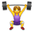 woman lifting weights on platform LG