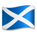 flag: Scotland on platform LG