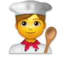 man cook on platform LG