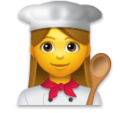 woman cook on platform LG