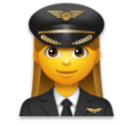 woman pilot on platform LG