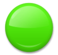 green circle on platform LG