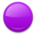 purple circle on platform LG