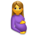 pregnant woman on platform LG