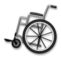 manual wheelchair on platform LG