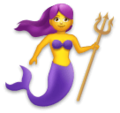 mermaid on platform LG