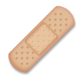 adhesive bandage on platform LG
