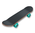 skateboard on platform LG